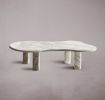 Marble Coffee Table. Natural Stone Coffee Table. | Tables by HamamDecor LLC. Item composed of marble in minimalism or contemporary style