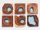 Acacia + Glass Wall Art | Wall Sculpture in Wall Hangings by Live Edge Lust. Item composed of wood and glass