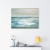 Ocean Voyage _ 1239 -- dreamy waves and dramatic sky | Prints in Paintings by Petra Trimmel. Item made of canvas with paper