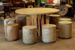 Customizable Lightweight Concrete Botanical Side Table | Tables by Holmes Wilson Furniture. Item composed of concrete