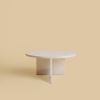White Marble Coffee Table - HASHI by Lebanto | Tables by Lebanto. Item made of marble works with minimalism & contemporary style