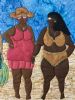 Fun In the Sun | Oil And Acrylic Painting in Paintings by Quilted Artistry by Renee. Item composed of fiber