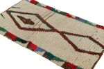 Vintage Azilal Moroccan Scatter rug with Red-Green Patterns | Area Rug in Rugs by Rug and Kilim
