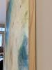 A Blue Mist | Oil And Acrylic Painting in Paintings by Pamela K Beer Contemporary Fine Art. Item composed of birch wood and synthetic