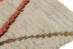 Vintage Azilal Moroccan runner in Beige with Red-Brown | Area Rug in Rugs by Rug and Kilim