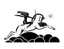 Diana , DOH 01 (Black on white) DOH02 (White on Black) | Wallpaper in Wall Treatments by ART DECOR DESIGNS. Item made of paper
