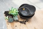 Molosco Signature - Matte Black 3 Piece Set | Bowl in Dinnerware by Laura Letinsky. Item composed of ceramic