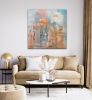 "Twist" | Oil And Acrylic Painting in Paintings by Shirly Maimom Art. Item composed of canvas & synthetic compatible with contemporary and art deco style