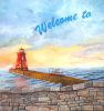 Charlevoix Destination Mural | Street Murals by Katherine Larson. Item composed of synthetic