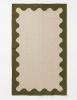 Handwoven Woolen Runner Rug | Rugs by Evergreen Carpets. Item composed of wool in boho or minimalism style