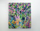 Not Klimt's Apple Tree | Oil And Acrylic Painting in Paintings by Claire Desjardins. Item made of canvas