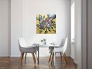 Sky World: Visions of Spiritual Bliss, acrylic on canvas | Oil And Acrylic Painting in Paintings by Lena Kolambet. Item composed of canvas compatible with contemporary style
