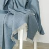 Moonlight Merino Throw | Linens & Bedding by Studio Variously. Item made of fabric & fiber