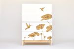 Hummingbird Graphic Tall Dresser | Storage by Iannone Design. Item composed of wood