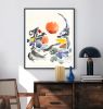 Blue Notes No. 5 | Prints by Daylight Dreams Editions. Item composed of paper in mid century modern or contemporary style