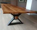 The Executive Conference Table | Tables by The Strong Oaks Woodshop. Item made of oak wood with metal works with minimalism & contemporary style