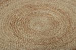 Rug & Kilim’s Modern Circle Jute Rug in Beige-Brown | Area Rug in Rugs by Rug and Kilim