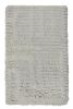 Rug & Kilim’s Moroccan Style Shag Rug in Solid Gray-White | Area Rug in Rugs by Rug and Kilim