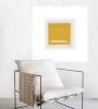 Mustard Yellow Fine Art Print in Oversized White Frame | Prints by Emily Keating Snyder. Item made of paper compatible with boho and minimalism style
