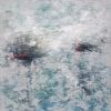 Lost In The Fog | Oil And Acrylic Painting in Paintings by Ana Carolina Mönnaco. Item made of paper works with contemporary & coastal style