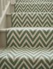 Handwoven Woolen Green Runner Rug | Rugs by Evergreen Carpets. Item composed of wool in boho or minimalism style