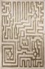 Theseus Maze Hand-Tufted Area Rug | Rugs by Kevin Francis Design. Item made of fabric & fiber compatible with mid century modern and contemporary style
