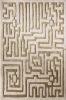 Theseus Maze Hand-Tufted Area Rug | Rugs by Kevin Francis Designs. Item made of fabric & fiber compatible with mid century modern and contemporary style