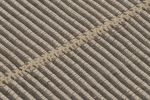 Rug & Kilim’s Accent Kilim, Square Rug in Textural White | Area Rug in Rugs by Rug and Kilim