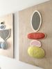 Ceramic Collage No. 1 | Wall Sculpture in Wall Hangings by Meg Morrison | By Jacqui Photography in Richmond. Item made of maple wood & ceramic compatible with mid century modern and contemporary style