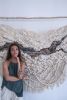 Custom Wall Hanging with natural materials "After the Rain" | Tapestry in Wall Hangings by Rebecca Whitaker Art. Item composed of wood and cotton in minimalism or contemporary style
