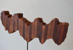 About Time - Small Wood Sculpture | Sculptures by Lutz Hornischer - Sculptures in Wood & Plaster. Item composed of wood and steel in minimalism or contemporary style