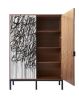 Say It Again Armoire, Mix Media Graffiti Artwork Doors | Wardrobe in Storage by Morgan Clayhall
