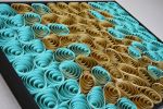 No. 09 Acoustic Diffuser Panel - Gradient Modern Abstract - | Wall Sculpture in Wall Hangings by Joseph A