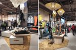 Custom-Wrapped Yarn Lighting Fixtures V1 V2 V3 | Pendants by ADAMLAMP | Dockyard Etele Plaza in Budapest. Item composed of cotton & steel compatible with boho and contemporary style