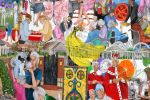 Arbor Acres - the First 25 Years | Oil And Acrylic Painting in Paintings by Trena McNabb | Arbor Acres United Methodist Retirement Community in Winston-Salem. Item made of canvas