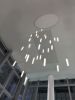 Rainy Day chandelier in the Heart of La Défense | Lighting Design by Beau&Bien | Coeur Defense in Courbevoie