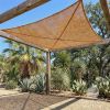 Coconut sail | Square sun sail patio deck shade sail 10x10ft | Landscape Ornament in Plants & Landscape by GoldencoirVietNam LLC. Item composed of metal and fiber in boho or contemporary style