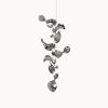 Dune 8 Vertical Cluster Pendant Light | Chandeliers by MOSS Objects. Item composed of metal in contemporary or japandi style