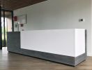 Reception Desk | Tables by Zachary Zorn Designs | TAVA Waters in Denver. Item made of wood