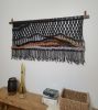 Mountain Modern Macrame Wall Hanging | Wall Hangings by MossHound Designs by Nicole Hemmerly. Item composed of wool compatible with boho and eclectic & maximalism style