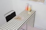 Long Console Table, Creme | Tables by IKON KØBENHAVN. Item composed of wood and ceramic in minimalism or industrial style