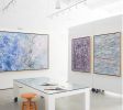 Waves 2 | Oil And Acrylic Painting in Paintings by Jill Krutick | Manolis Projects in Miami. Item composed of canvas and synthetic