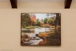 4x5’ framed giclee print of Missouri Botanical Garden Fall | Photography by Coblitz Creative Concepts, LLC. Item composed of canvas and paper