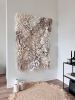 "SILENCE" large tapestry scale woven wall handing custom | Wall Hangings by Anna Baranova Art. Item made of cotton with fiber works with contemporary & country & farmhouse style
