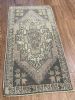 Hand-woven Turkish Rug Doormat| 1.11 x 3.6 | Small Rug in Rugs by Wool and Rug. Item made of wool works with boho & contemporary style