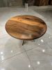 Walnut Coffee Table - End Table - Side Table | Tables by TigerWoodAtelier. Item made of oak wood works with boho & minimalism style