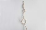 Knotted Rope Sculpture, Wall Hanging, Knot Wall Art, Natural | Wall Sculpture in Wall Hangings by Freefille. Item made of cotton works with minimalism & mid century modern style