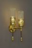 Daya-W2 | Sconces by Jonathan Amar Studio | Spirit Gallery in Salé. Item composed of brass and glass