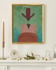Weathered, Not Worn Original Acrylic Painting on Canvas | Oil And Acrylic Painting in Paintings by Chris Cammille for Mint and Fig. Item composed of canvas in minimalism or mid century modern style