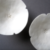 Floral ceramic wall art set of 7 white porcelain flowers | Wall Sculpture in Wall Hangings by Elizabeth Prince Ceramics. Item made of ceramic works with minimalism & contemporary style